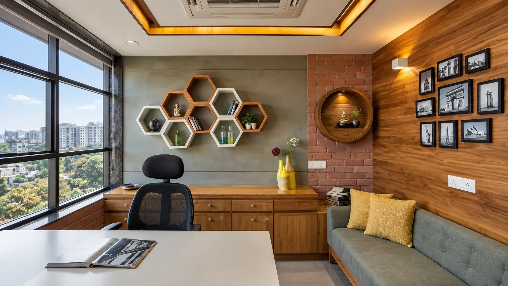 Office interior by Prasanth Associates