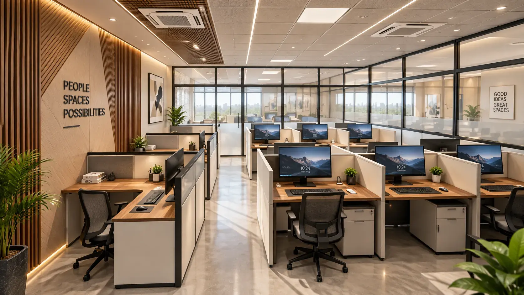 Office interior by Prasanth Associates