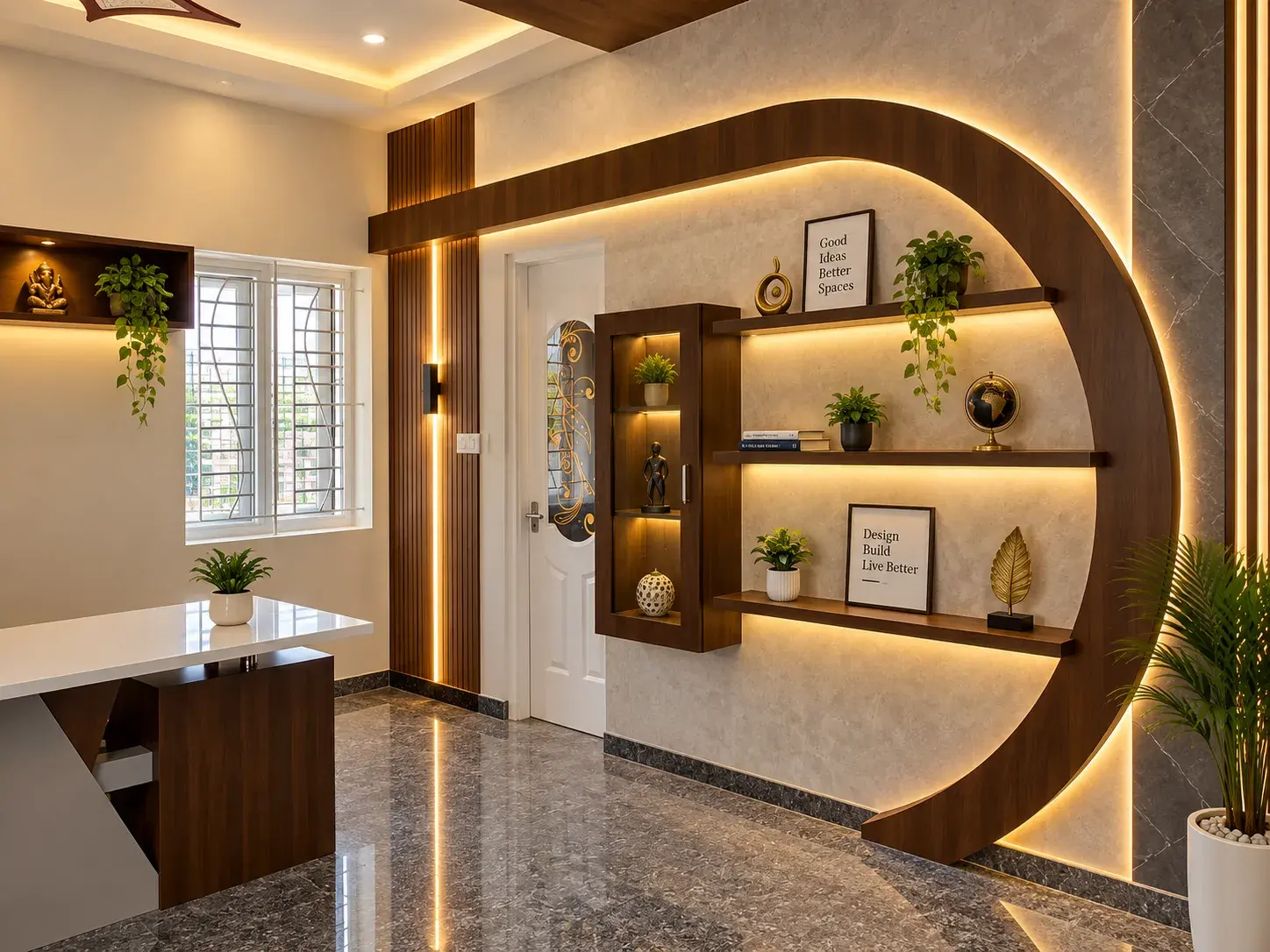 Office interior by Prasanth Associates