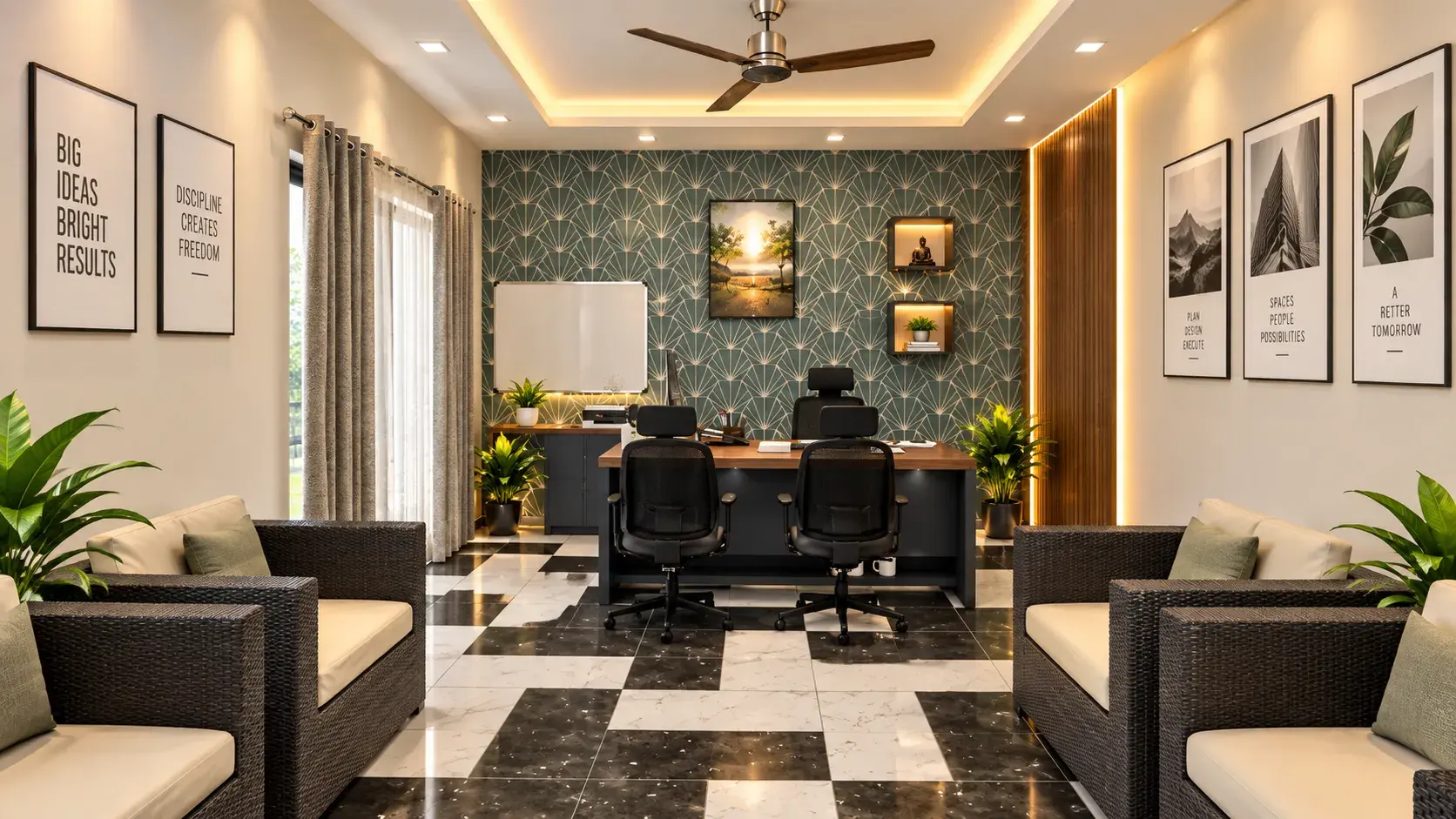 Office interior by Prasanth Associates