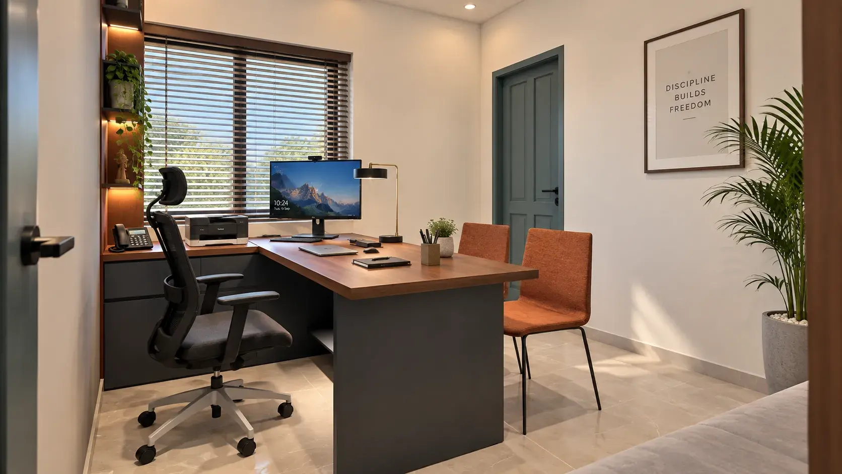 Office interior by Prasanth Associates