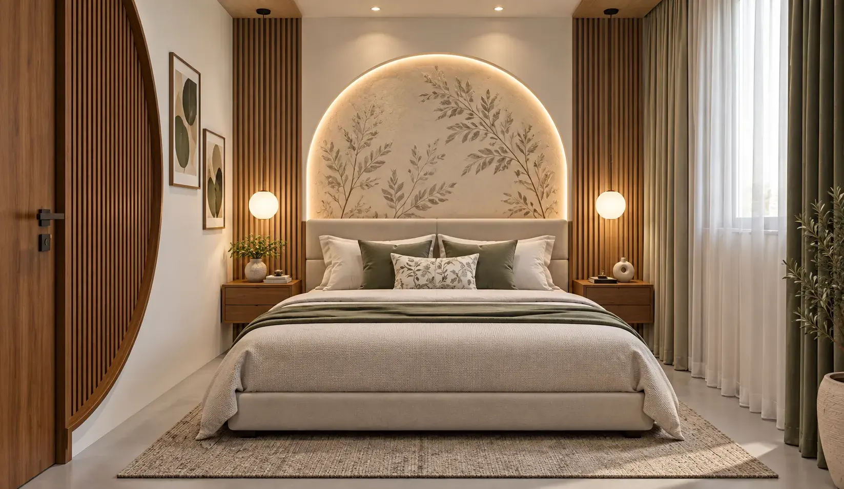 Bedroom interior by Prasanth Associates