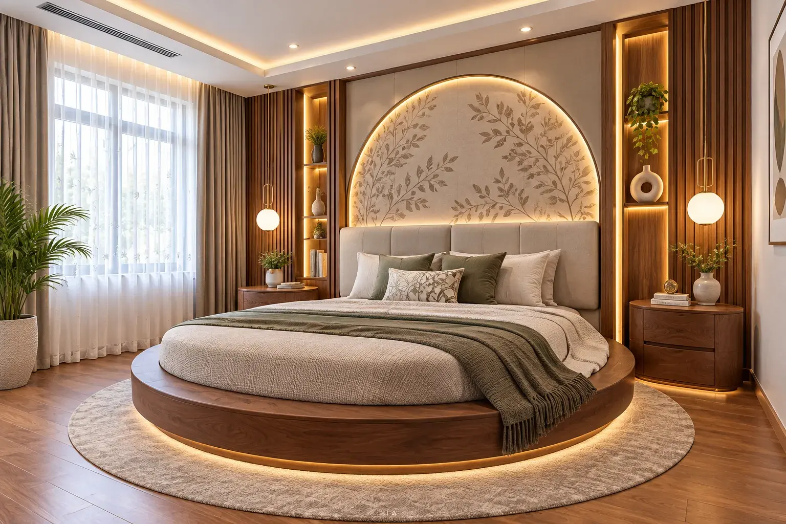 Bedroom interior by Prasanth Associates
