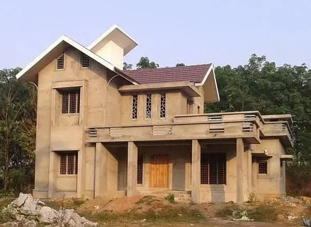 Residential Building in Perur, residential building by Prasanth Associates during construction
