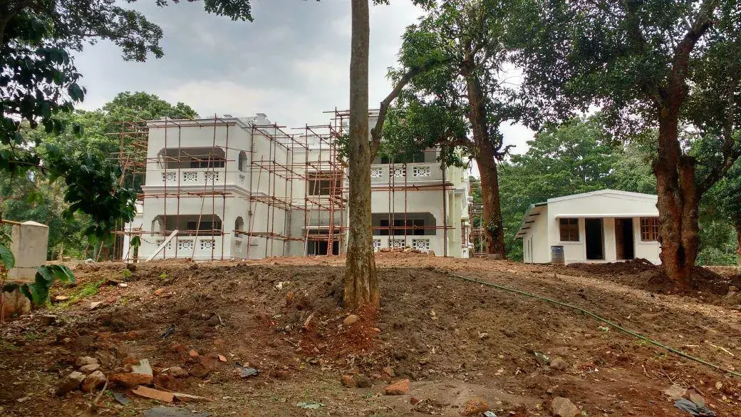 Pricol Limited Tea Bungalow, tea bungalow by Prasanth Associates during construction